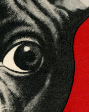Load image into Gallery viewer, Vintage DOG POSTER! (up to 24" x 36") - 1950's - Boston Terrier - Pop Art - Advertisement