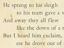 Load image into Gallery viewer, 1949 Night Before Christmas Book POSTER! (up to 24" x 36") - Santa Claus - Decoration - Tree - Back Cover