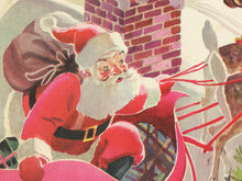 Load image into Gallery viewer, 1949 Night Before Christmas Book POSTER! (up to 24" x 36") - Santa Claus - Decoration - Tree - Back Cover