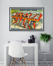 Load image into Gallery viewer, Vintage NIAGARA FALLS Large Letter Postcard POSTER! (up to 24" x 36") - Travel