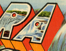 Load image into Gallery viewer, Vintage NIAGARA FALLS Large Letter Postcard POSTER! (up to 24" x 36") - Travel