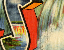 Load image into Gallery viewer, Vintage NIAGARA FALLS Large Letter Postcard POSTER! (up to 24" x 36") - Travel
