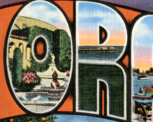 Load image into Gallery viewer, Orange County Large Letter POSTER! (up to 24" x 36") - Postcard - Anaheim - California