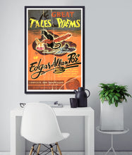 Load image into Gallery viewer, 1940 Edgar Allan Poe Book Cover POSTER! (multiple sizes) - Vintage - Macabre - Raven - Cat