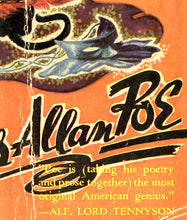 Load image into Gallery viewer, 1940 Edgar Allan Poe Book Cover POSTER! (multiple sizes) - Vintage - Macabre - Raven - Cat