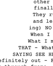 Load image into Gallery viewer, The Lion King SIMBA Screenplay POSTER! (up to 24x 36) - Movies - Script - Minimalist