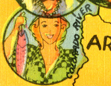 Load image into Gallery viewer, Vintage "Come to the SUNSHINE BELT" Postcard POSTER! (up to 24 x 36) - Antique - Southwest