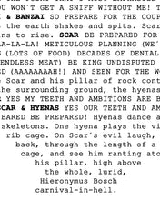 Load image into Gallery viewer, The Lion King SCAR Screenplay POSTER! (up to 24" x 36") - Be Prepared - Disney Gifts - Movies - Script - Banzai - Shenzi - Ed - Hyenas