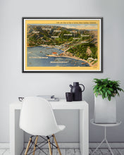 Load image into Gallery viewer, Vintage CATALINA ISLAND Postcard POSTER! (24" x 36" or smaller) - Santa Catalina - Avalon - Casino Ballroom - California - Los Angeles