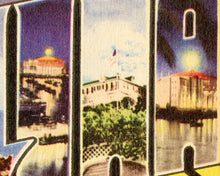 Load image into Gallery viewer, Santa Catalina Island Postcard POSTER! (24" x 36" or smaller) - Large Letter - Avalon - Casino Ballroom - California - Vintage Los Angeles