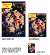 Load image into Gallery viewer, 1958 Vintage Sci-Fi POSTER! (up to 24" x 36") - Science Fiction - Space - Rockets - Asteroids