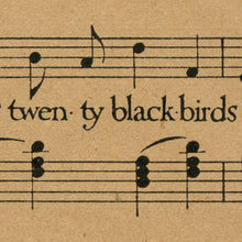 Load image into Gallery viewer, Vintage Nursery Rhyme Songs POSTERS (up to 24" x 36") - Multiple Songs