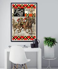 Load image into Gallery viewer, 1930's Horse Racing Board Game POSTER! (up to 24" x 36") - Vintage - Antique