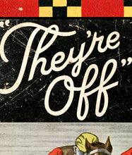 Load image into Gallery viewer, 1930's Horse Racing Board Game POSTER! (up to 24" x 36") - Vintage - Antique