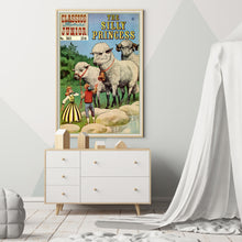 Load image into Gallery viewer, 1968 The Silly Princess Comic POSTER! (up to 24 x 36 inches) - Nursery - Fairy Tales - Story