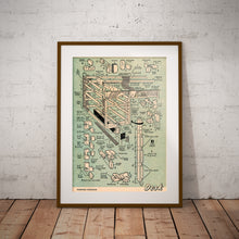 Load image into Gallery viewer, 1963 Desk Blueprint Woodworking POSTER! (up to 24" x 36") - Building Plans - Wood Shop