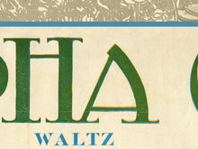 Load image into Gallery viewer, Aloha Oe Vintage Hawaiian Music Poster – Retro Island Art Print, Queen Liliʻuokalani Waltz Sheet Music Cover
