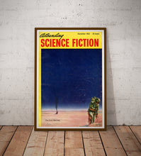 Load image into Gallery viewer, Vintage Sci Fi Poster, 1952 Fiction Mars Cover, The First Martian
