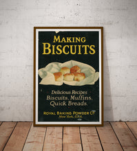 Load image into Gallery viewer, 1927 Making Biscuits POSTER! (up to 24" x 36") - Large Wall Art - Baking - Kitchen
