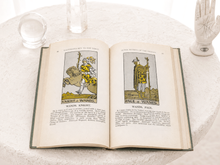Load image into Gallery viewer, Justice Tarot Poster, Vintage Tarot Wall Art, 1918 De Laurence Gothic Print
