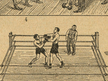 Load image into Gallery viewer, Vintage Boxing Illustration Poster: 1920&#39;s French Dictionary Art Print
