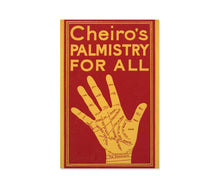 Load image into Gallery viewer, 1916 Palm Reading Poster, Vintage Occult Hand Chart Book, Fortune Teller Wall Art
