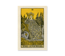 Load image into Gallery viewer, The Empress Tarot Card Poster - 1918 Vintage Fortune-Telling Wall Art - Divination Print

