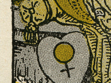 Load image into Gallery viewer, The Empress Tarot Card Poster - 1918 Vintage Fortune-Telling Wall Art - Divination Print
