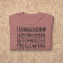 Load image into Gallery viewer, Vintage Fashion History T-Shirt – French Costume Timeline – Art Shirt for Fashion &amp; History Lovers
