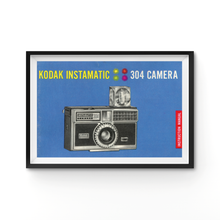 Load image into Gallery viewer, 1965 Instamatic 304 Camera Manual Cover POSTER! (up to 24&quot; x 36&quot;) - Vintage Film - Print
