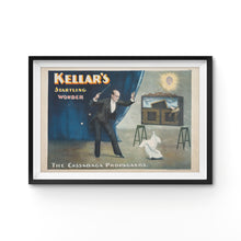 Load image into Gallery viewer, 1894 Startling Wonder Magic POSTER! (up to 24&quot; x 36&quot;) - Harry Kellar - Magician - Illusion - Victorian - Magic - Tricks - Art
