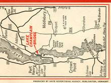 Load image into Gallery viewer, 1929 Lake Champlain Bridge Brochure POSTER! (up to 24&quot; x 36&quot;) - Vintage - Adirondacks - New York - New England
