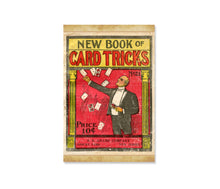 Load image into Gallery viewer, 1909 New Book of Card Tricks Magic POSTER - Magician - Performer - Stage - Antique
