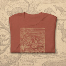 Load image into Gallery viewer, Oceania T-Shirt - Vintage French Dictionary Image - Anthropology - Culture
