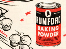 Load image into Gallery viewer, Baking Powder Vintage Ad POSTER! (up to 24&quot; x 36&quot;) - 1940&#39;s - Kitchen - Cake - Cookies - Quick Bread - Cookbook - Antique
