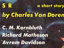 Load image into Gallery viewer, 1957 Sci-Fi Robot Magazine Cover Poster: Mid-Century Space Art
