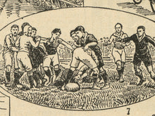 Load image into Gallery viewer, French Sports Poster – Vintage 1920&#39;s French Dictionary Art Print – Running, Rugby, Cycling, Tennis, Rowing, Golf, Unframed
