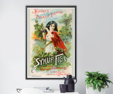 Load image into Gallery viewer, Vintage Apothecary POSTER! (up to 24&quot; x 36&quot;) - Syrup of Figs - Antique - Medicine - San Francisco
