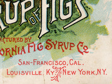 Load image into Gallery viewer, Vintage Apothecary POSTER! (up to 24&quot; x 36&quot;) - Syrup of Figs - Antique - Medicine - San Francisco
