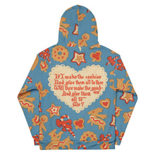 Load image into Gallery viewer, Holiday Goodies Cookie Hoodie – Vintage Christmas Treats Design - Sweets - Baker Gifts
