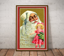 Load image into Gallery viewer, 1912 Santa Christmas POSTER! - 24x36 or smaller - Doll - Toys - Vintage
