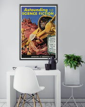 Load image into Gallery viewer, Science Fiction POSTER (up to 24x36) - March 1959 - Vintage - Space - SciFi - Construction - Mars
