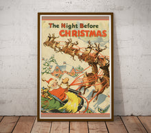 Load image into Gallery viewer, 1941 Night Before Chrtistmas POSTER! (up to 24&quot; x 36&quot;) - Decorations - Wall Hanging
