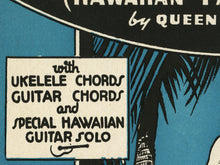 Load image into Gallery viewer, Aloha Oe 1940 Music Poster - Hawaiian - Hawaii - Hula
