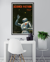 Load image into Gallery viewer, Science Fiction Robot POSTER! (up to 24&quot; x 36&quot;) - Space - Vintage - Antique - Heart - Love - Future
