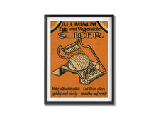 Load image into Gallery viewer, 1950&#39;s Egg Slicer POSTER! (up to 24&quot; x 36&quot;) - Kitchen Gadget - Decor - Tools - MCM
