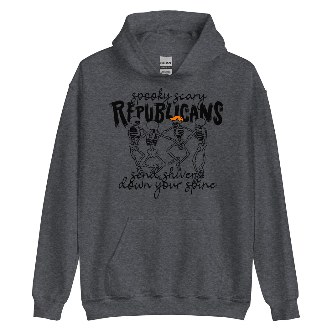 Spooky Scary Republicans Hoodie - Unisex - Election 2024 Sweater Sweatshirt