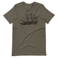 Load image into Gallery viewer, 1905 Fully Rigged Ship Print T-Shirt - Multiple Colors and Sizes - Unisex - High Quality - Fashion - Sails
