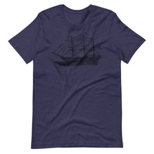 Load image into Gallery viewer, 1905 Fully Rigged Ship Print T-Shirt - Multiple Colors and Sizes - Unisex - High Quality - Fashion - Sails
