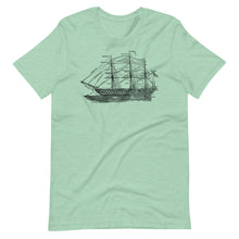 Load image into Gallery viewer, 1905 Fully Rigged Ship Print T-Shirt - Multiple Colors and Sizes - Unisex - High Quality - Fashion - Sails
